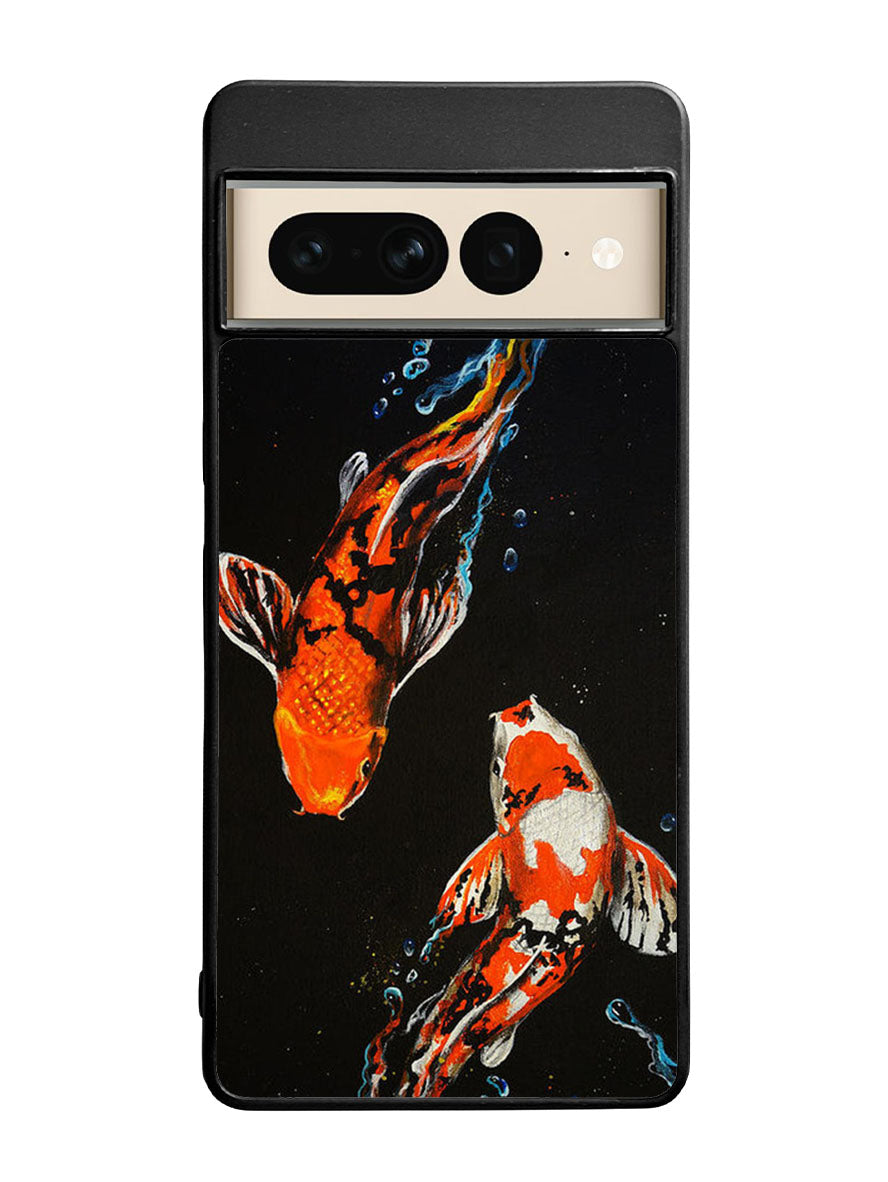Koi Fish Watercolor Painting Google Pixel 7 Pro Case