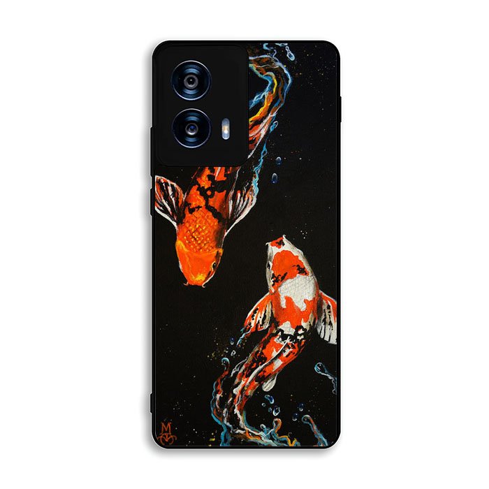 Koi Fish Watercolor Painting Motorola Moto G Power 5G 2024 Case FE4210