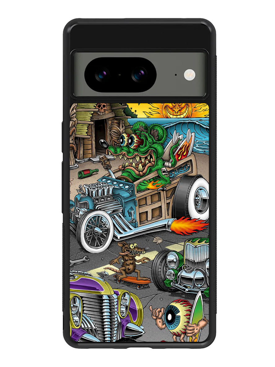 Rat Fink Speedles Google Pixel 8a Case