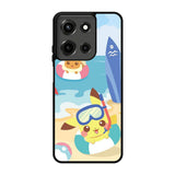 Pikachu Eevee Pokemon Motorola Moto G 5G 2025 Case FE1274