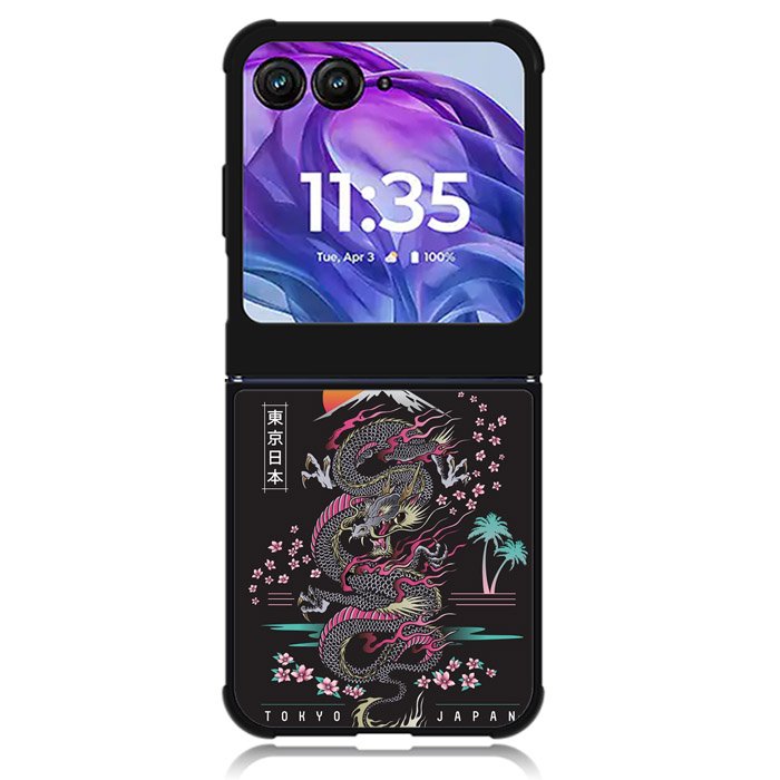 Tokyo Japan Dragon Motorola Moto Razr 2024 , Moto Razr 50 Case