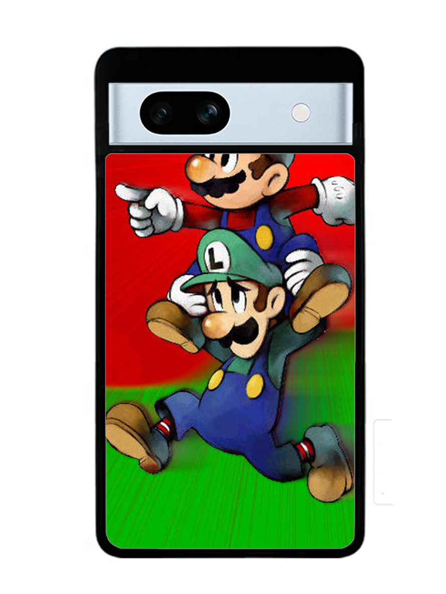 Luigi Mario Cute Cartoon Google Pixel 7A Case