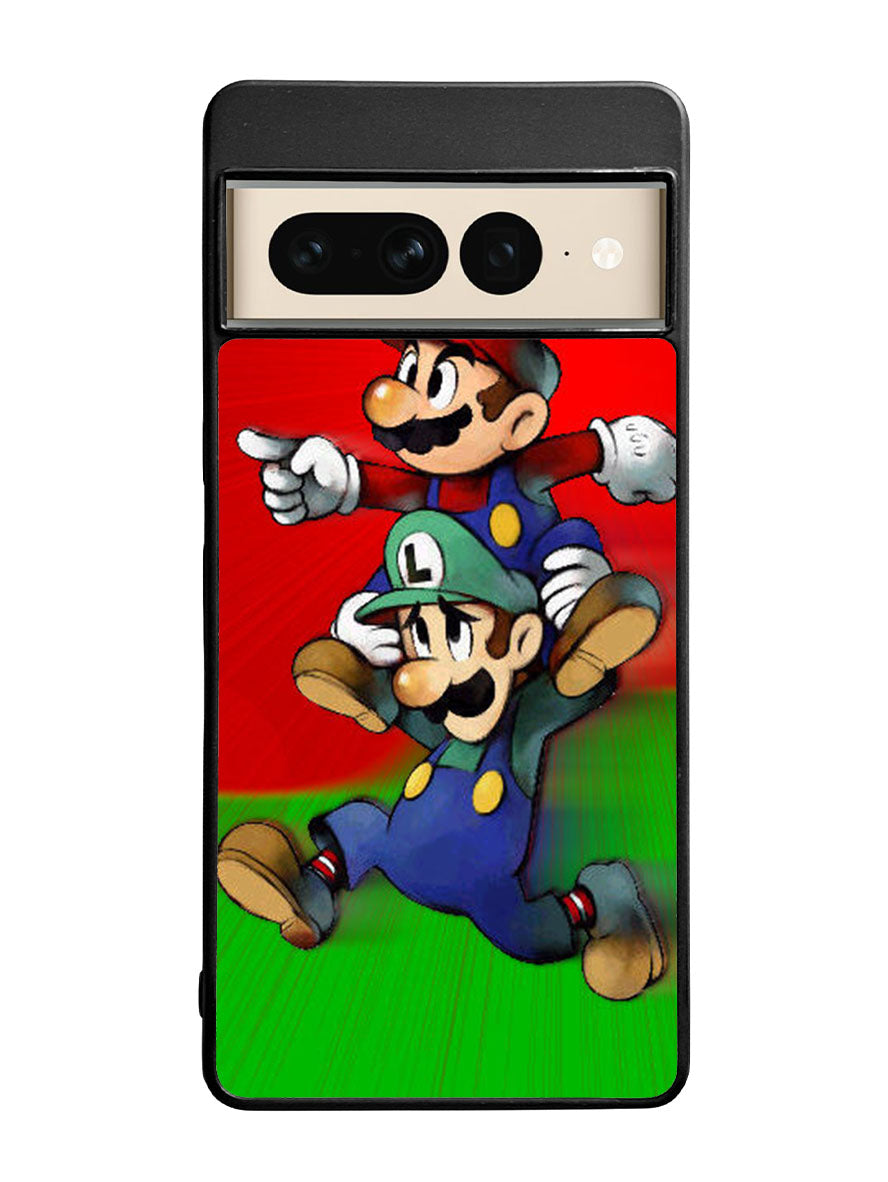 Luigi Mario Cute Cartoon Google Pixel 7 Pro Case