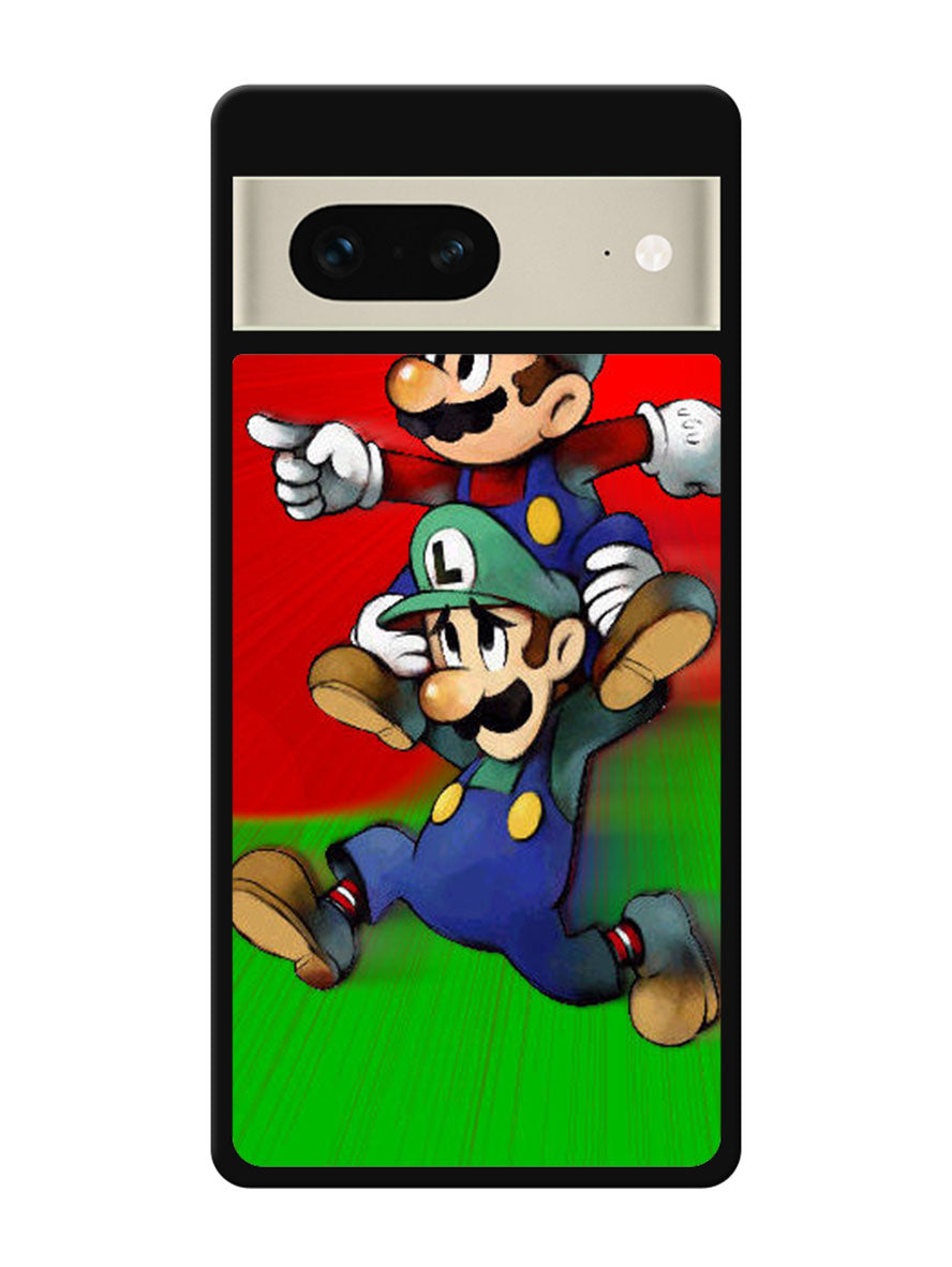 Luigi Mario Cute Cartoon Google Pixel 7 Case