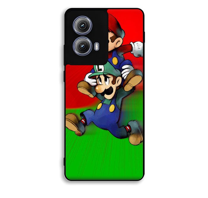 Luigi Mario Cute Cartoon Motorola Moto Edge 2024 Case FE4330