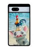 Moana Pua Pig Heihei Beach Google Pixel 7A Case