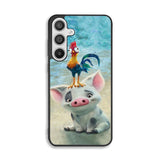 Moana Pua Pig Heihei Beach Samsung Galaxy A26 Case FE2287