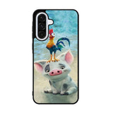 Moana Pua Pig Heihei Beach Samsung Galaxy A36 Case FE6794