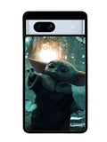 Baby Yoda In The Forest Love Butterfly Google Pixel 7A Case