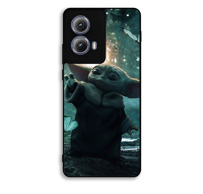 Baby Yoda In The Forest Love Butterfly Motorola Moto Edge 2024 Case FE2231