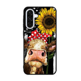 Cow With Tie SuNflower Samsung Galaxy A36 Case FE0369