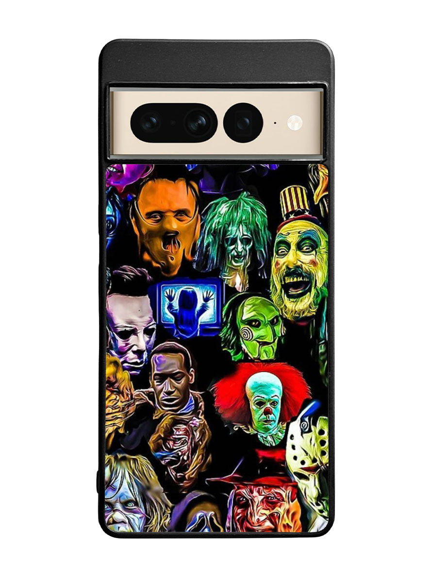 Horror Collection Collage Google Pixel 7 Pro Case