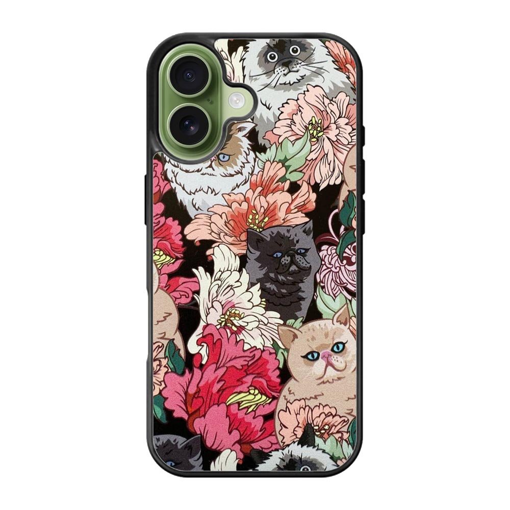 cat flower iPhone 17 Case FE0138