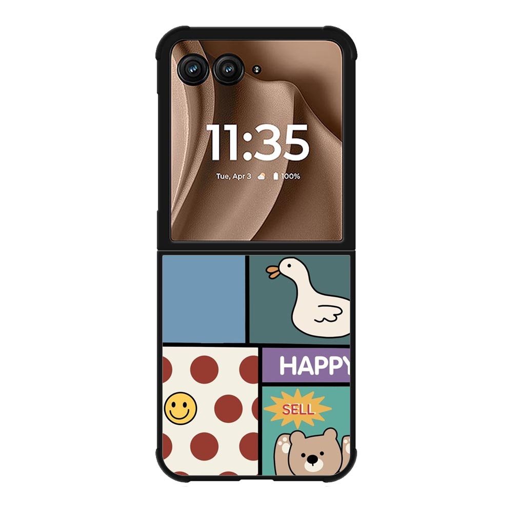 Happy sell Motorola Moto RAZR Plus 2025 Case FE0341