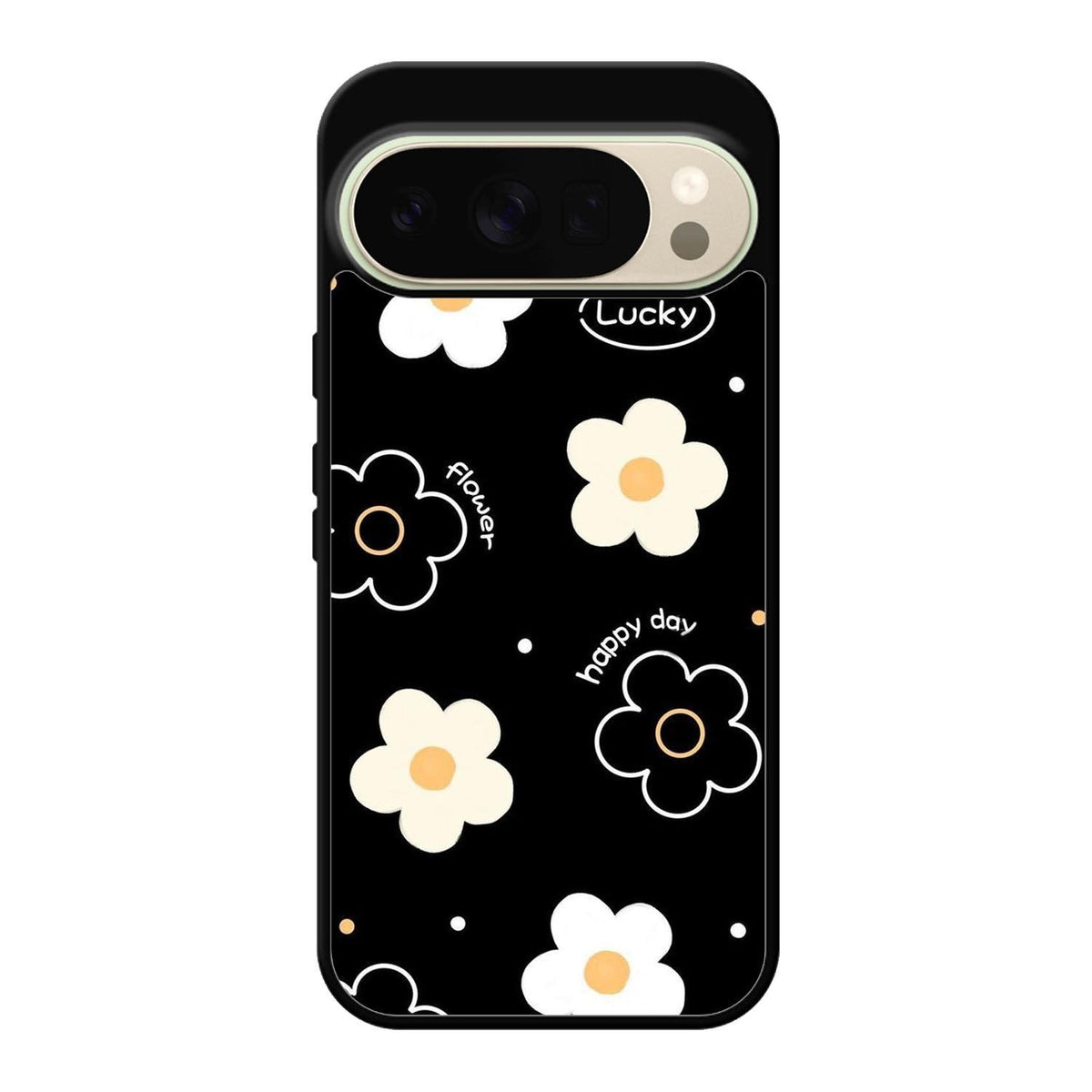 Flower black white Google Pixel 10 Pro XL Case FE0262