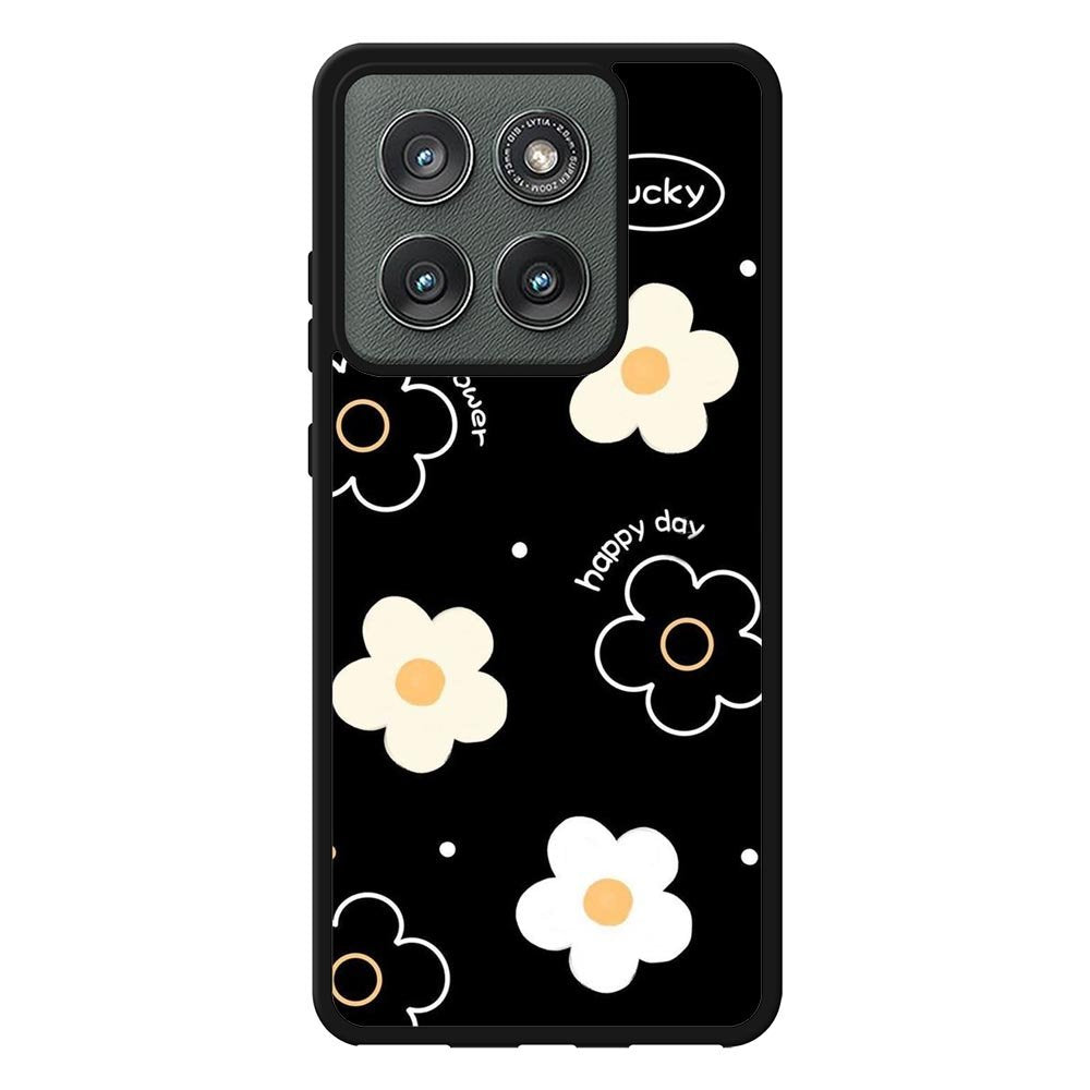 Flower black white Motorola Moto Edge 2025 Case FE0262