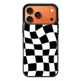 Retangel black white iPhone 17 Pro Max Case FE0536