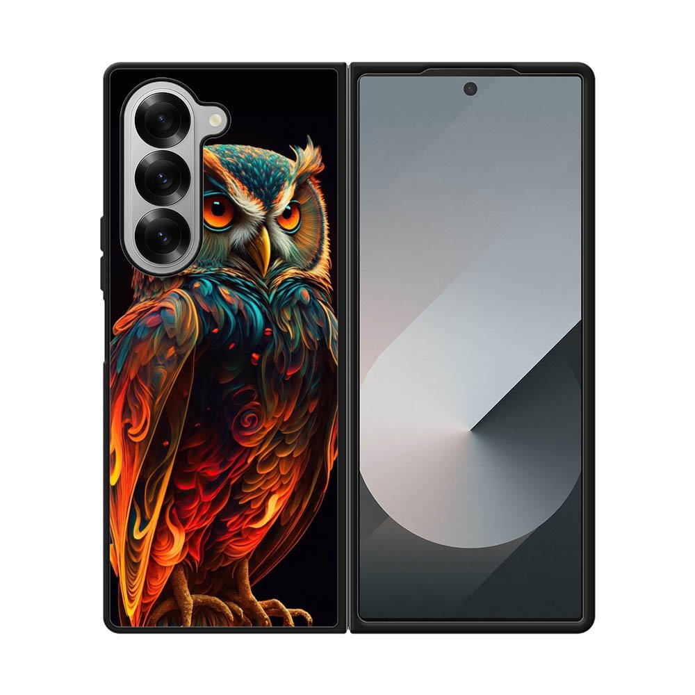 Owl art FE0075 Samsung Galaxy Fold 7 5G Case