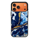 Blue glitch iPhone 17 Pro Max Case FE0109