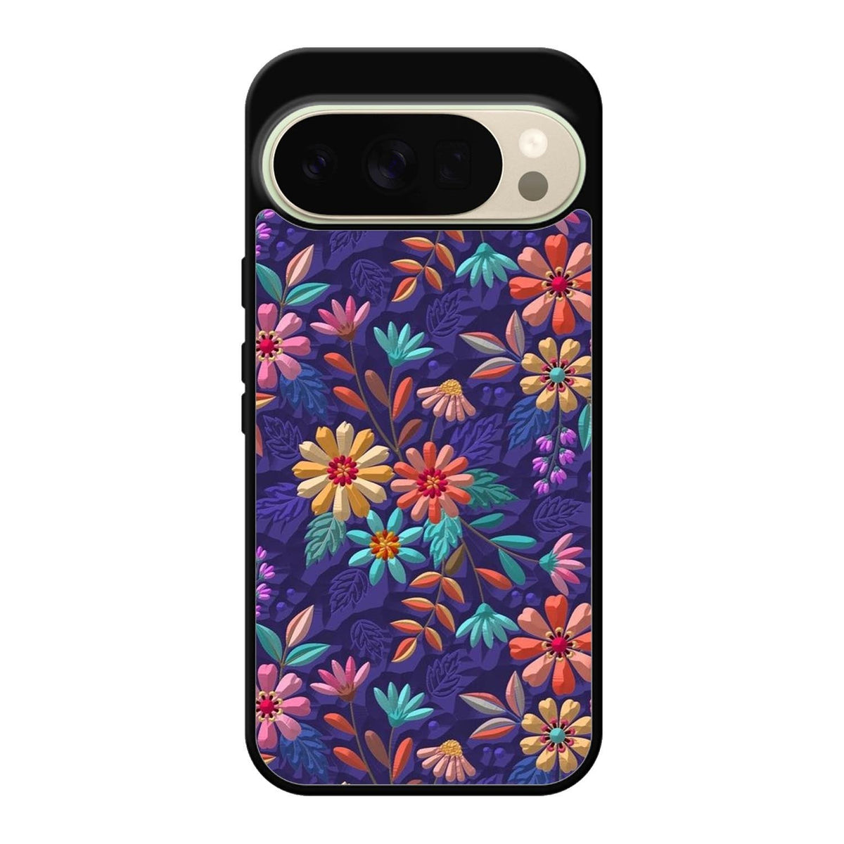 Flower violet 3D Google Pixel 10 Pro XL Case FE0282
