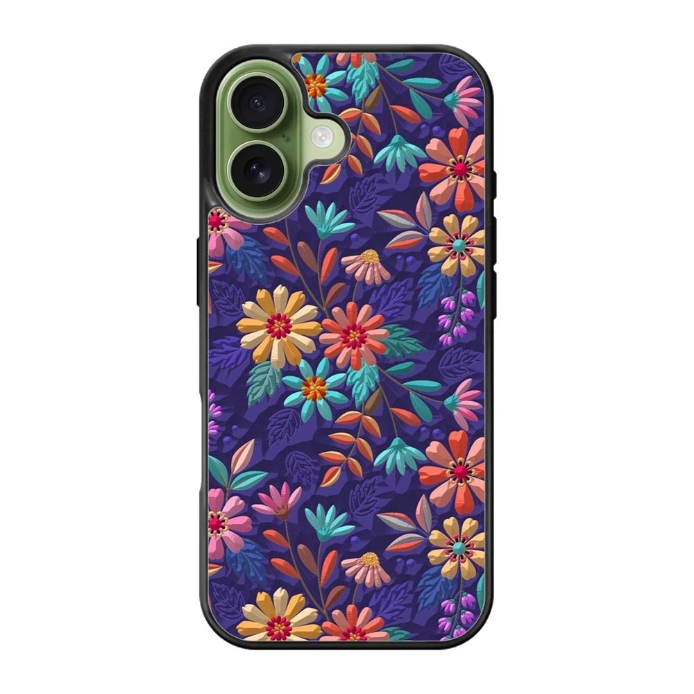 Flower violet 3D iPhone 17 Case FE0282