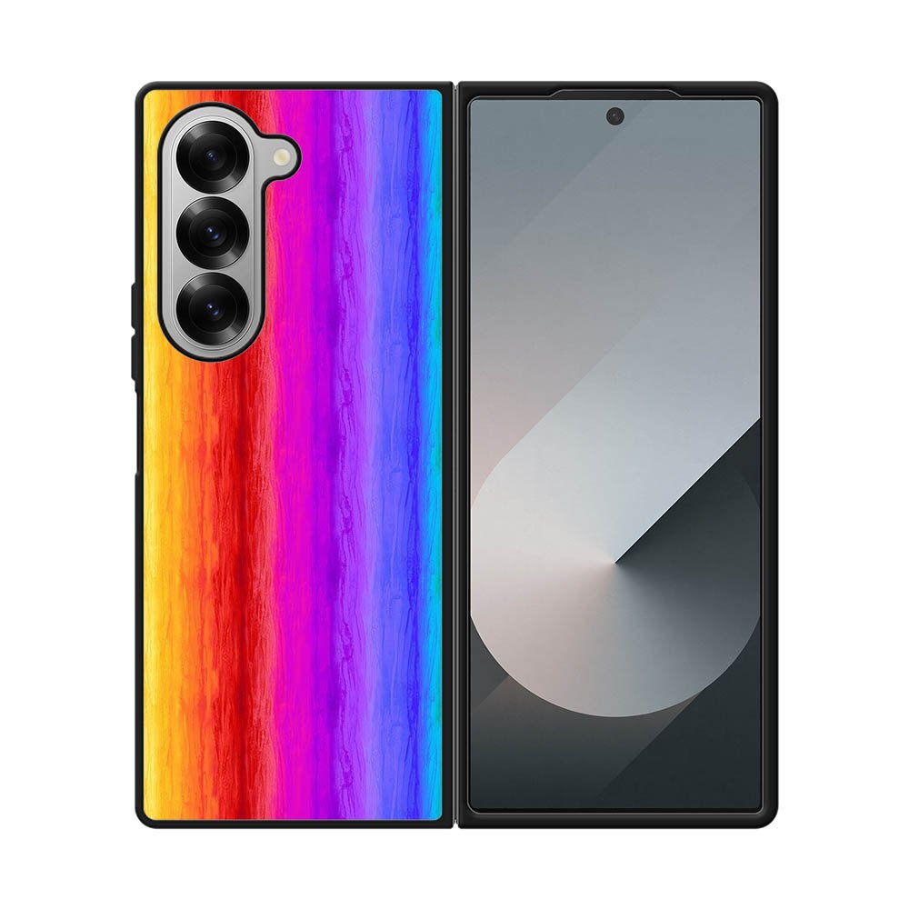 rainbow wood Samsung Galaxy Z Fold 7 5G Case FE0530