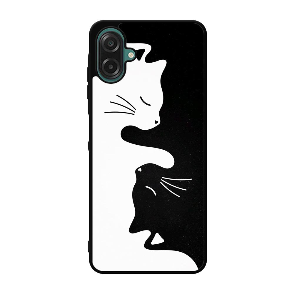 Cats yin yan Samsung Galaxy A07 Case FE0150