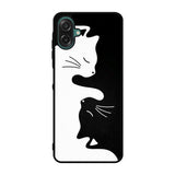 Cats yin yan Samsung Galaxy A07 Case FE0150