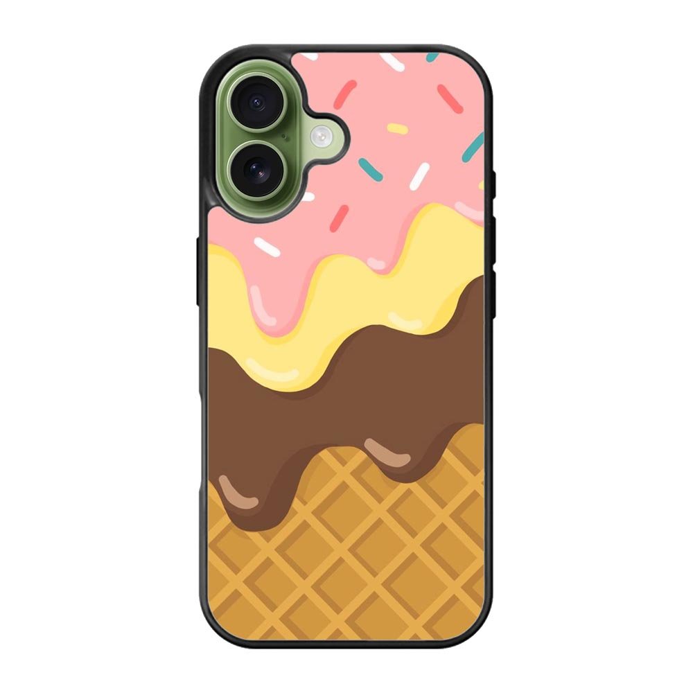 Wafel ice cream toping iPhone 17 Case FE0642