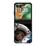 Cat astronaut Motorola Moto RAZR 2025 Case FE0132