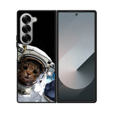 Cat astronaut Samsung Galaxy Z Fold 7 5G Case FE0132