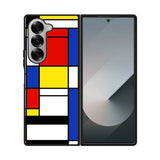Abstract Geometric Colorful Pattern Samsung Galaxy Z Fold 7 5G Case FE0008