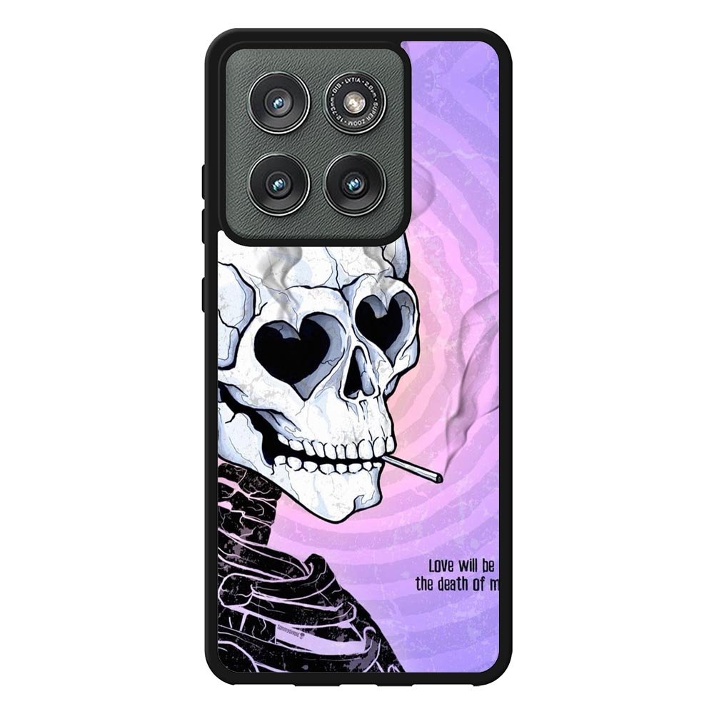A skull falls in love Motorola Moto Edge 2025 Case FE0002