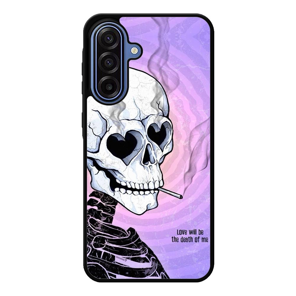 A skull falls in love Samsung Galaxy A17 Case FE0002