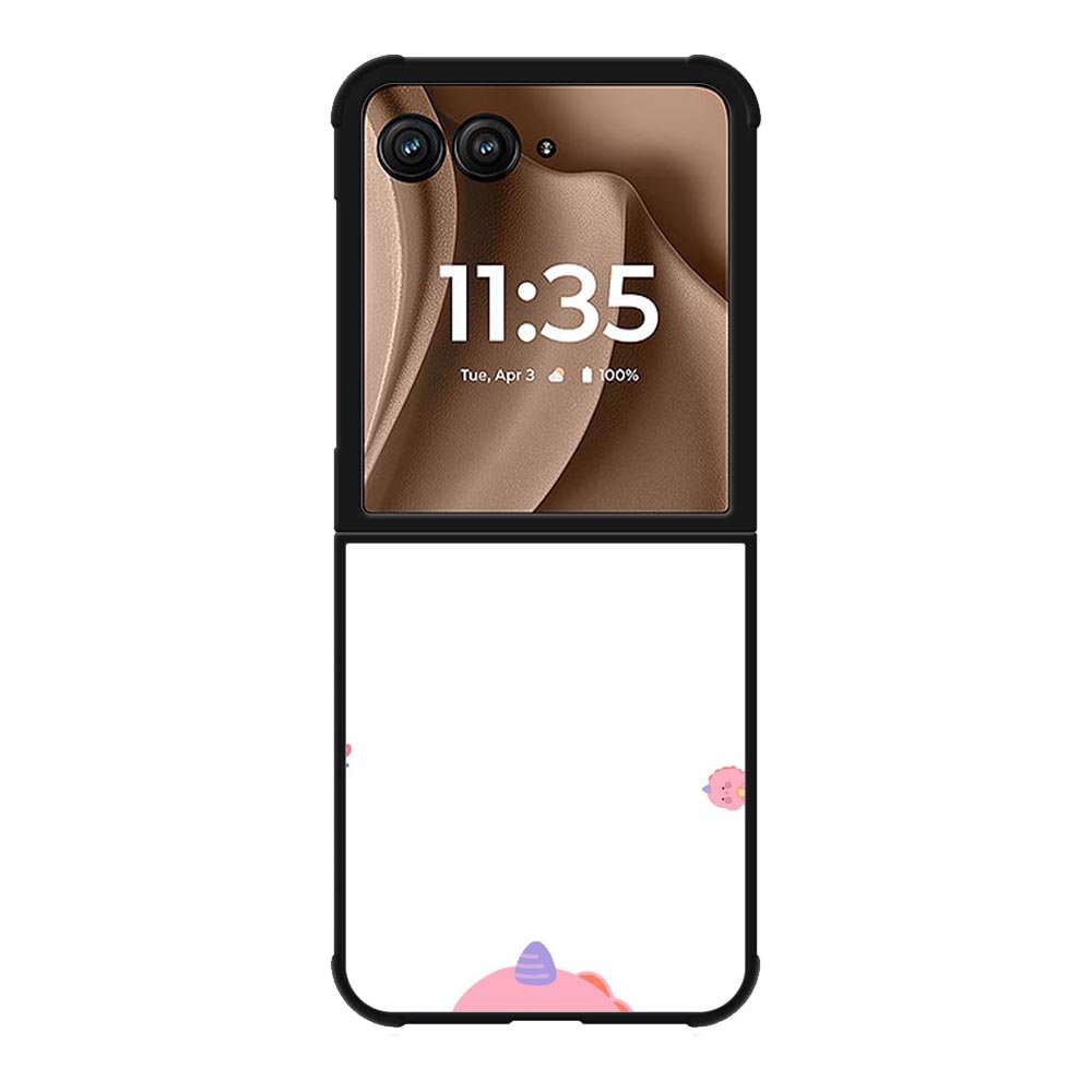 Dinosaur pink Motorola Moto RAZR Plus 2025 Case FE0206