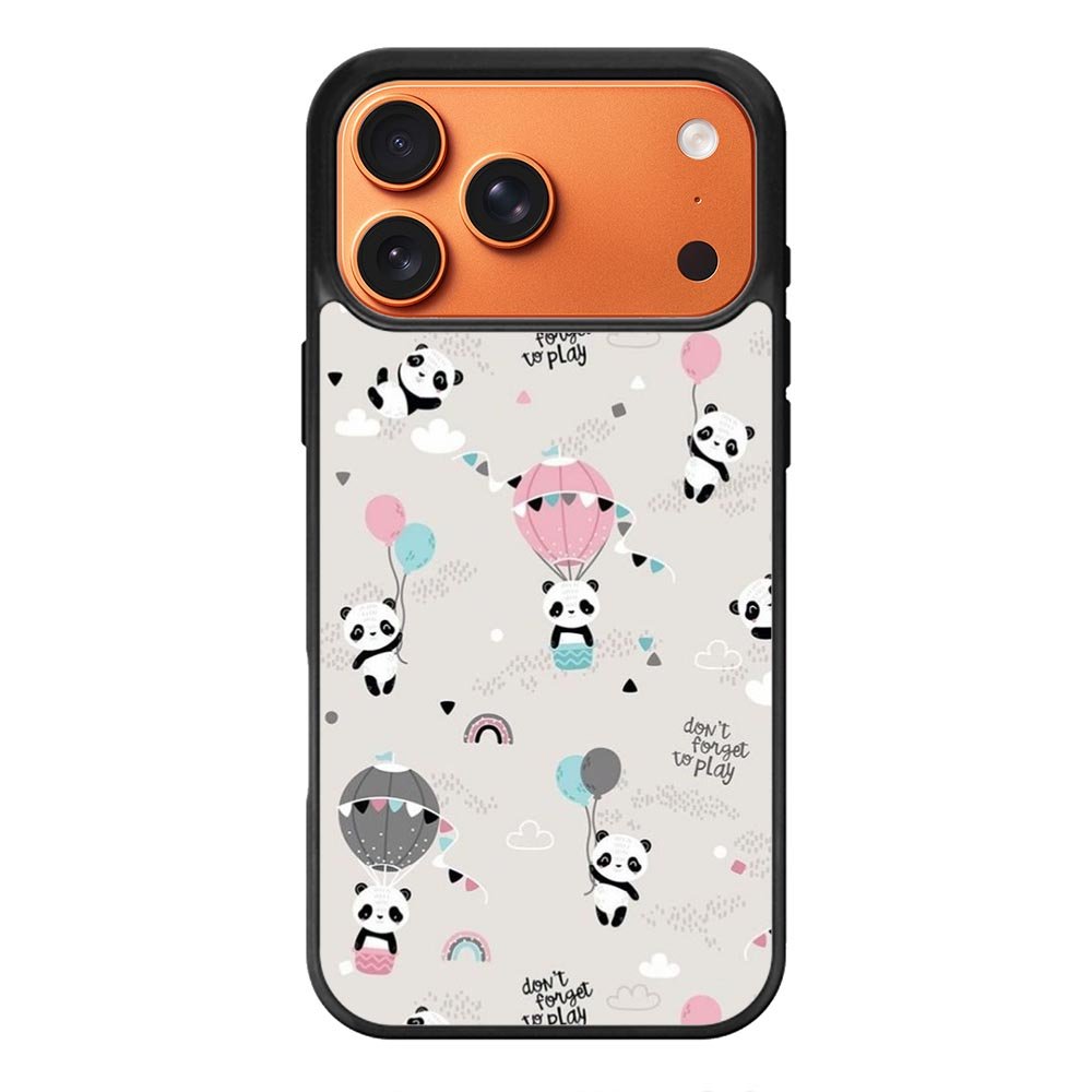 panda ballon iPhone 17 Pro Max Case FE0483