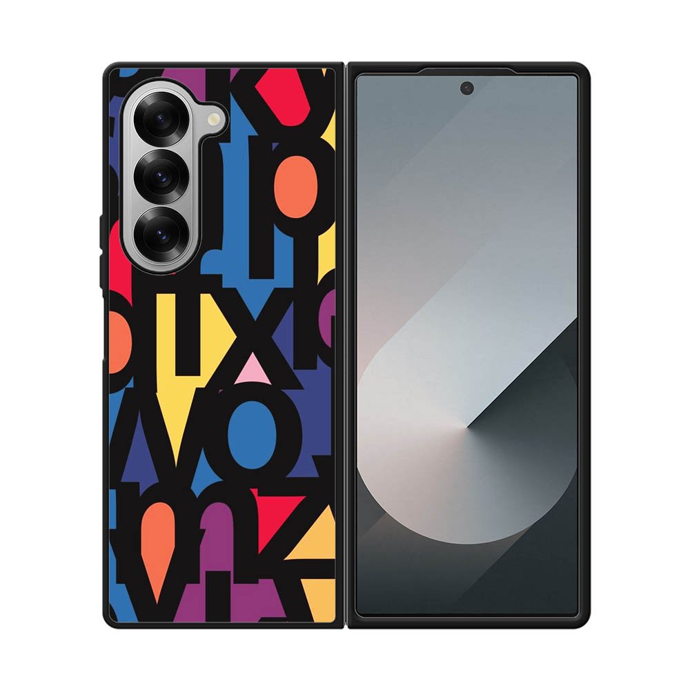 alpabet pattern FE0123 Samsung Galaxy Fold 7 5G Case