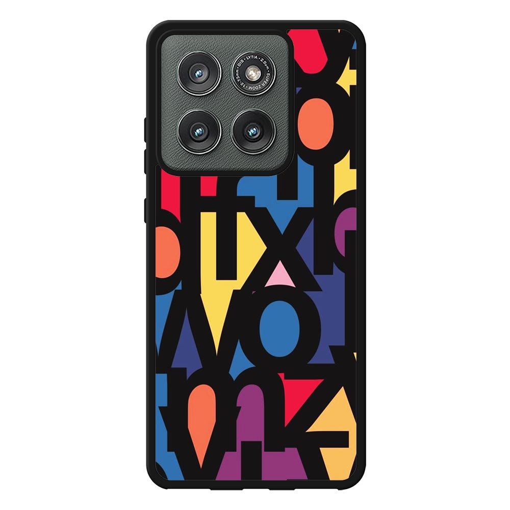 alpabet pattern Motorola Moto Edge 2025 Case FE0027