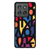 alpabet pattern Motorola Moto Edge 2025 Case FE0027