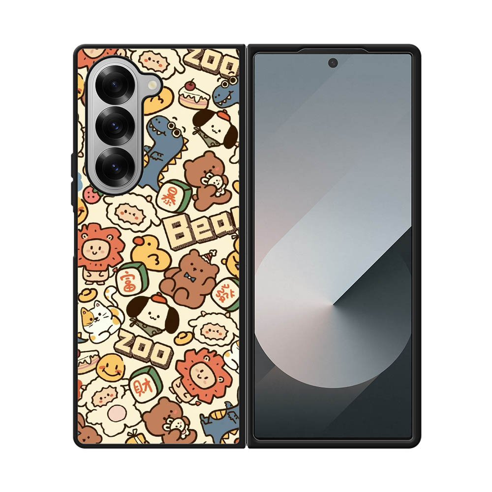 Zoo animals Samsung Galaxy Z Fold 7 5G Case FE0669