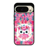 Cute Pink Floral Owl Google Pixel 10 Pro XL Case FE0195