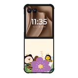 Bee animals flower Motorola Moto RAZR Plus 2025 Case FE0094