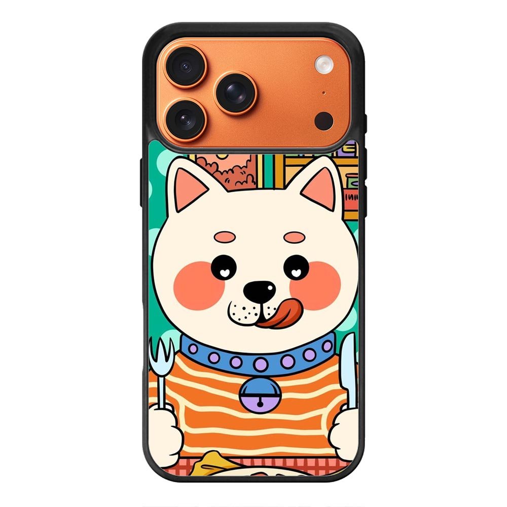 dogs eat meat iPhone 17 Pro Max Case FE0211