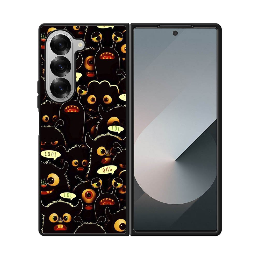 Doodle art monster FE0140 Samsung Galaxy Fold 7 5G Case