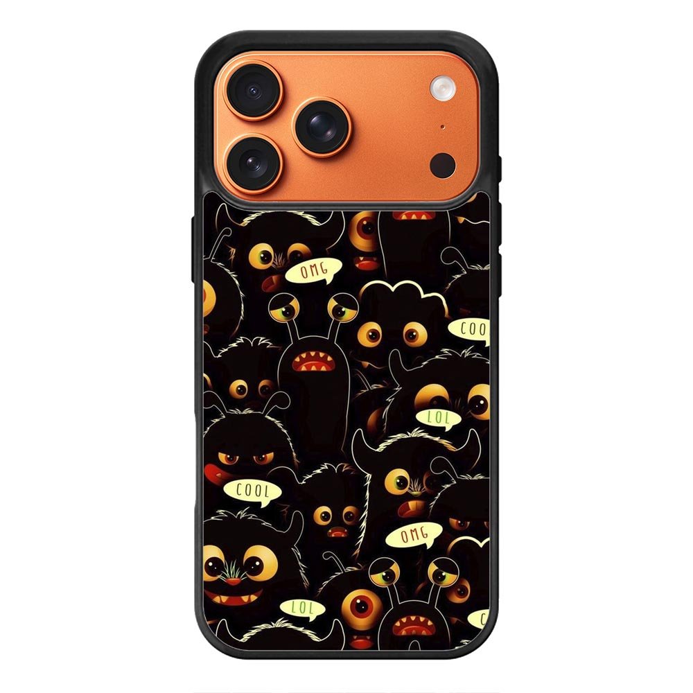 Doodle art monster iPhone 17 Pro Max Case FE0219