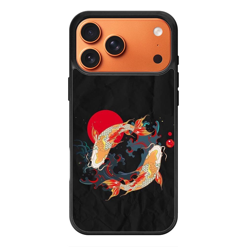 Koi carp fish iPhone 17 Pro Max Case FE0388