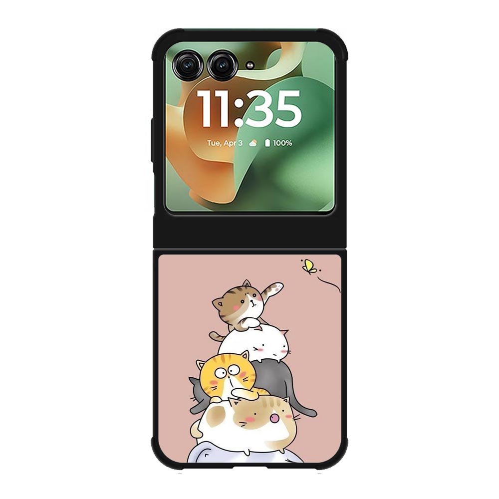art cat Motorola Moto RAZR 2025 Case FE0039