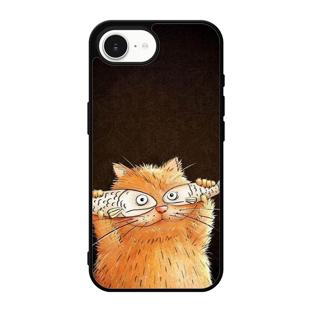 Fish cat iPhone 17e Case FE0253