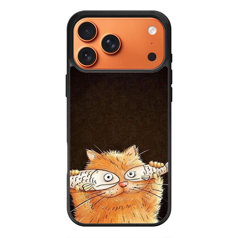 Fish cat iPhone 17 Pro Max Case FE0253