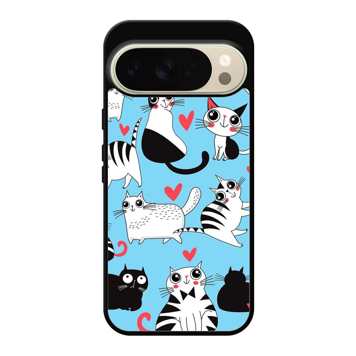Cats pattern love Google Pixel 10 Pro Case FE0149